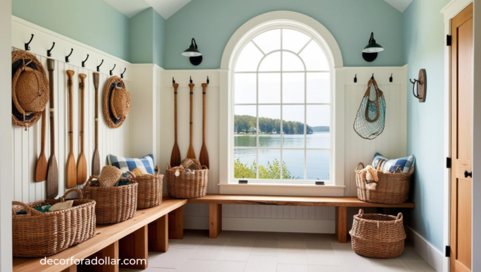 Mudroom Entryway Ideas Cheap Lake House Mudroom