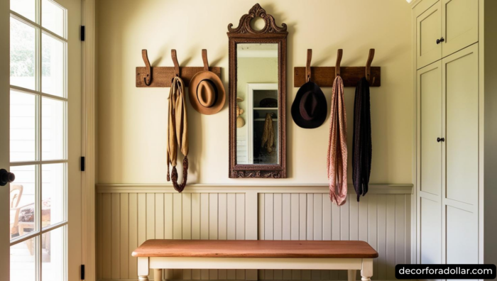 Mudroom Entryway Ideas Cheap Vintage Thrift Store