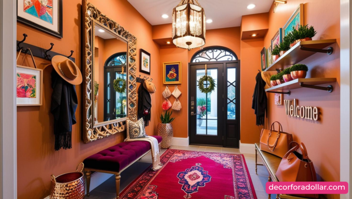Maximalist Entryway, Entryway Decorating Ideas