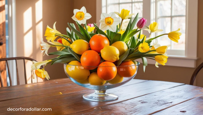 Spring Dollar Tree DIY Centerpieces