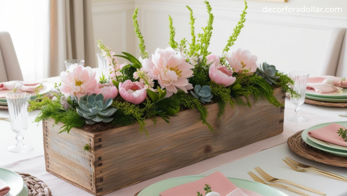 Spring Dollar Tree DIY Centerpieces