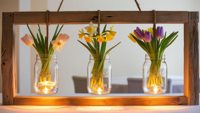 Spring Dollar Tree DIY Centerpieces