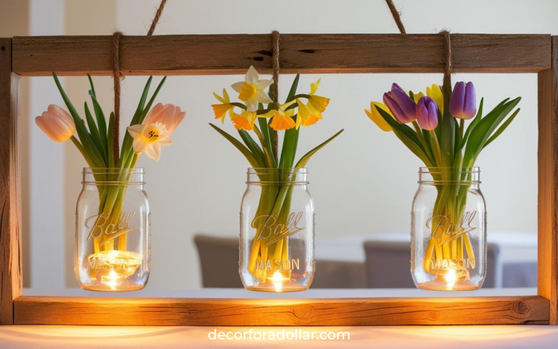 Spring Dollar Tree DIY Centerpieces