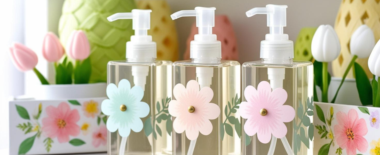 Spring Dollar Tree Decor Soap Dispenser